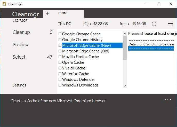 Cleanmgr+v