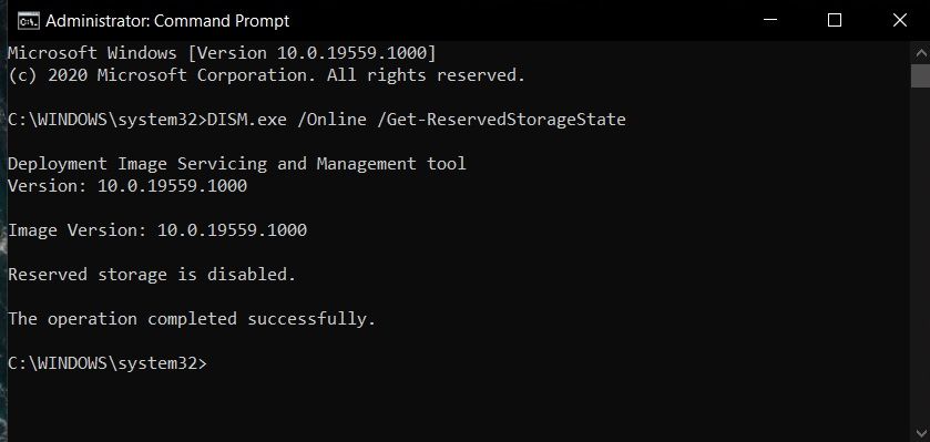 almacenamiento windows 10