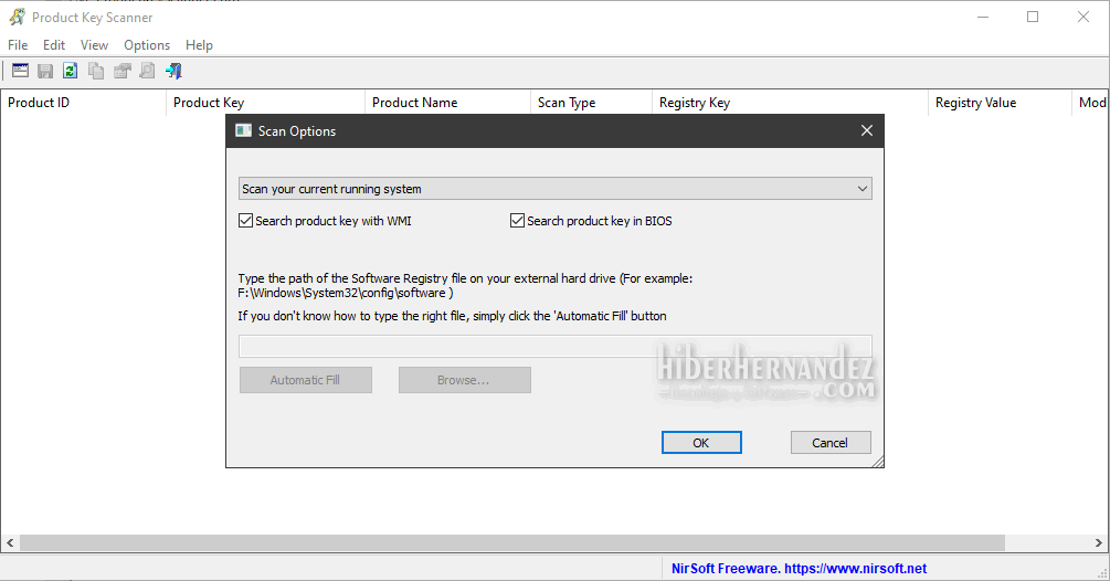 Product Key Scanner